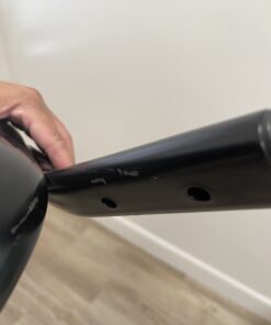 Amazon Basics Classic Faux Leather Office Desk Guest Chair with Metal Frame, Black, 27.4D x 23.6W x 35.8H in 36 B18O8cPMa7S