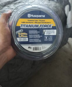 Husqvarna Titanium Force 0.095-Inch, 140-Foot Spooled String Trimmer Line, Professional Grade Copolymer Weed Eater Line .095" x 140' Silver 22 B18efzHYVcS