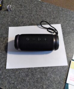 TREBLAB HD77 - Wireless Bluetooth Speaker - 30W Stereo, 20H Battery, IPX6 Waterproof, TWS Mode, Portable Speaker with Shockproof/Dustproof Body, Black 36 B18mtBUrBS