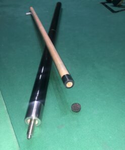 ISZY Billiards Short Pool Cue Stick – Hardwood Canadian Maple Pool Sticks for Billiard Table Sports Black 58 inch 22 B18uVVLfMaS