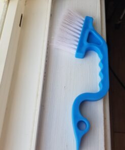 The 2 in 1 Window and Sliding Door Track Cleaning Brushes Blue 23 B1904721tVS