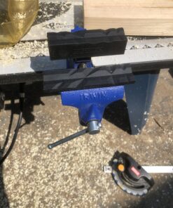 JCL Vise Jaws - Nylon, Multipurpose 4" - Use on any Metal Vise, Magnetic Reversible Pads, Clamp Flat or Round Products 4 Inches 50 B198rRXcOS