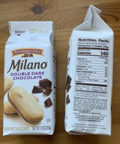Pepperidge Farm Milano Cookies, Double Dark Chocolate, 7.5 Ounce (Pack of 3) 22 B19DU1XeiXS