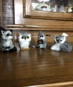 Kurt Adler Plush Animal Ornaments (2" to 4" Deer, Fox, Raccoon, and Squirrel) 2" to 4" Deer, Fox, Raccoon, and Squirrel 19 B1A EEt8UjS