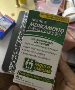 REESE'S PINWORM Medicine Liquid for Entire Family, Full Prescription Strength, 2 Oz 2 Fl Oz (Pack of 1) 23 B1A sQxXTS