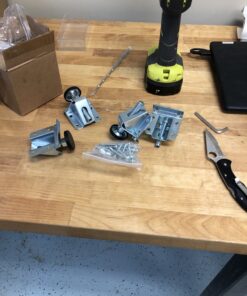 Heavy Duty Leveler Legs w/Lock Nuts - Leveling Feet for Furniture, Cabinets, & Workbench - 4 Pack 41 B1ALmitlKsS