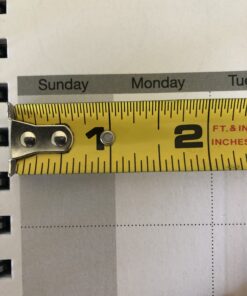 Action Publishing UNDATED Minimalist Day Planner® (8.5" X 11"), Wire Bound, Crisp White Archival Quality Paper Large (8.5" by 11") 41 B1AYzISzpvS