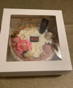 HeroFiber Cake Boxes 12 inch, & Cake Boards. Set of 10, Bakery Box With Plastic Window, For Your Bundt Cake, Cheesecake, Cookies, Pastry, Donuts, Cupcakes, Pies & More. Cajas Para Pasteles White 12 Inch 21 B1BXpLEqq4S