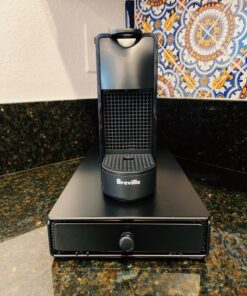 Nifty Small Nespresso Original Line Capsule Drawer – Black, 40 Capsule Pod Pack Holder, Non-Rolling Sliding Drawer, Under Coffee Pot Storage, Home Kitchen Counter Organizer Black Non-Rolling Sliding Drawer 40 Count (Pack of 1) 43 B1Bf5dbiFXS