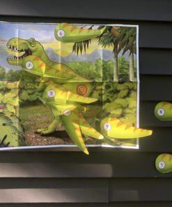 Beistle Pin The Tail On The Dinosaur Game, 18" x 21½", Multicolored, Birthday, Children's party, Halloween, Christmas 24 B1Bf9vmrTPS