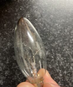 Himalayan Glow 1004 Crystal Himalayan Salt Lamp, Night Light Hand Crafted for Home Decor, 7-9 Inch, Orange/Amber Natural Salt Lamp (Pack of 1) 40 B1CKikF4itS