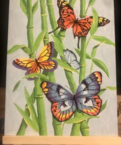 Alternative view of Dimensions PaintNumber 9x12 Brfly&Bamboo