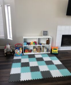 ECR4Kids 5-Compartment Mobile Storage Cabinet, 30in, Classroom Furniture, Natural Classic 42 B1CQJwszJtS