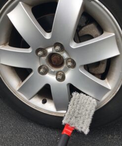 Mothers Car Wash Brush, Wheel and Fender Brush, Short Handle Tire Cleaner for Car Detailing, 10 Inch, Red/Black Standard 35 B1CeqfSMKYS