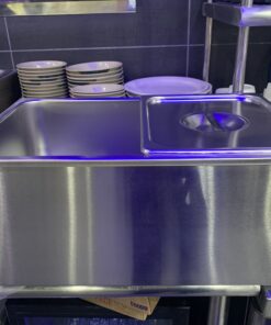 SYBO Commercial Grade Stainless Steel Bain Marie Buffet Food Warmer Steam Table for Catering and Restaurants (2 Sections) 2 Sections 22 B1DGaIDsaGS