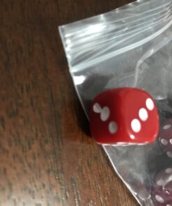 Farkel Party Game, Classic Family Dice Game, 6 Sets of Dice, 6 Dice Rolling Cups, 50-Sheet Scorepad, Fire Engine Red Tin Box, Parties & Game Nights 17 B1DGw9AX7S 1