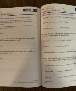 Spectrum 4th Grade Math Multiplication Workbooks, Ages 9 to 10, 4th Grade Math Multiplication, State Standards Multiplication Practice, Activities ... Tests, and Answer Key - 96 Pages (Volume 6) 21 B1DfwcW24CS