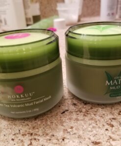 Green Tea Matcha Facial Mud Mask, Removes Blackheads, Reduces Wrinkles, Nourishing, Moisturizing, Improves Overall Complexion, Best Antioxidant, Younger Looking Skin, All Skin Face Types 36 B1DpB9o40HS