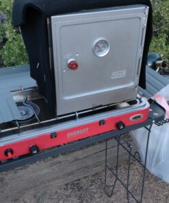 Coleman Portable Camping Oven with Thermometer & Adjustable 10 Sq. In. Rack, Designed to Sit on Top of Camp Stoves or Fire 43 B1Dtxksin4S