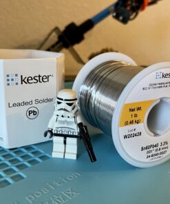 KESTER SOLDER 24-6040-0027 Wire Solder, 0.031"Dia., Pack of (1),32117 30 B1E5Fb2O1ZS