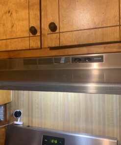 Broan-NuTone 413604 Non-Ducted Ductless Range Hood Insert with Light, Exhaust Fan for Under Cabinet, 36-Inch, Stainless Steel 22 B1EAGjvw9rS