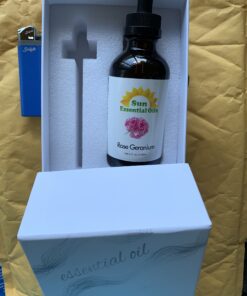 Sun Essential Oils 4oz - Rose Geranium Essential Oil - 4 Fluid Ounces 4 Fl Oz (Pack of 1) 13 B1ECjb4OGvS