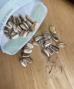 Mammoth Grey Stripe Sunflower Flower Seeds, 50+ Heirloom Seeds Per Packet, (Isla's Garden Seeds), Non GMO Seeds, Botanical Name: Helianthus annuus 24 B1EEeH9YlzS