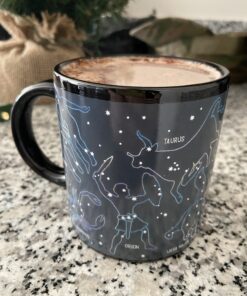 The Unemployed Philosophers Guild Heat Changing Constellation Mug - Add Coffee or Tea and 11 Constellations Appear - Comes in a Fun Gift Box Black 26 B1EOzckEqGS