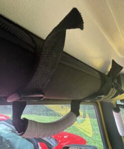 4 x Roll Bar Grab Handles Grip Handle for Jeep Wrangler YJ TJ JK JKU JL JLU Sports Sahara Freedom Rubicon X & Unlimited 1955-2024 (Black) Black 29 B1EfIV9F6KS