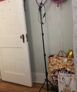 GearLight Ring Light - 10" Selfie Tripod Stand with LED Lights, Dual Phone Holders, Adjustable Height and Lighting for Recording, Makeup & Photography - Cute Room Decor Stuff & Gifts For Teen Girls 10 inch 33 B1F22Rn1JS