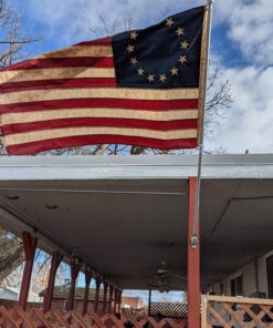 Betsy Ross Vintage Embroidered Flag - 3x5ft Premium Oxford Polyester - Founding Fathers Flags 32 B1F6IxuPQdS
