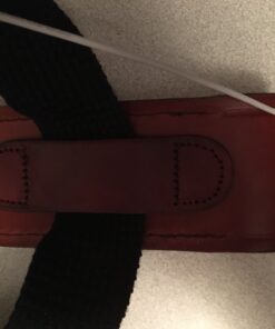 Old Timer 7OT Cave Bear Traditional Lockback Pocket Knife with 3.9in High Carbon Stainless Steel Blade, Sawcut Handles, and Leather Belt Sheath for Hunting, Camping, Whittling, EDC, and Outdoors 33 B1FFF5odNS