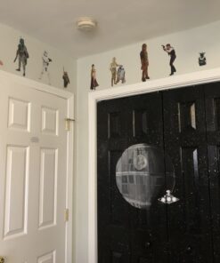 RoomMates RMK1586SCS Star Wars Classic Peel and Stick Wall Decals 1.5 " x 1.25 " to 9 " x 9 " 26 B1FUTPPN14S