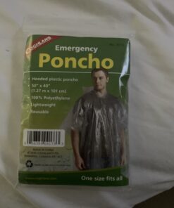 Alternative view of Coghlan's Emergency Poncho Standard