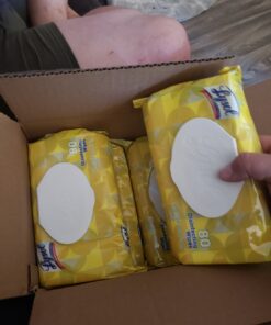 Lysol Disinfectant Handi-Pack Wipes, Multi-Surface Antibacterial Cleaning Wipes, For Disinfecting and Cleaning, Lemon and Lime Blossom, 320 Count (Pack of 4) 80 Count (Pack of 4) 38 B1FqpW6oaUS