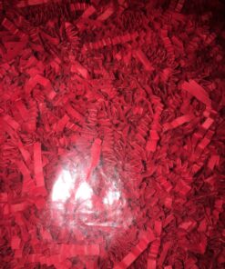 MTBHY 8 Oz Or Half Pound Shredded Paper for Basket Filling - Red Crinkle Paper for Box Filling 27 B1G07aMmfAS
