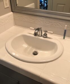 Grout Pen White Tile Paint Marker: Waterproof Grout Paint, Tile Grout Colorant and Sealer Pen - White, Narrow 5mm Tip (7mL) Narrow Tip 42 B1GJOyla5qS