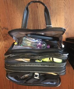 Samsonite Leather Expandable Briefcase 17 inch Black 26 B1GOBgraBXS