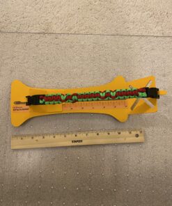 SpeedyJig Plus Paracord Bracelet & Monkey Fist Jig & Kit | Survival Bracelet Making Jig | Weave Camping Rope, Jewelry, Keychains | Craft Idea for Adults & Children | Includes Cord & Buckles Yellow Plus 36 B1GTkUl PrS