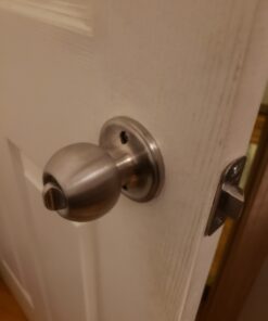 Copper Creek BK2030SS Ball Door Knob, Privacy Function, 1 Pack, Satin Stainless 35 B1GeUkmLs4S