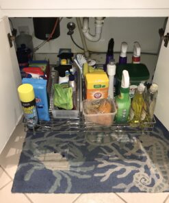 LYNK PROFESSIONAL® Pull Out Cabinet Organizer, 14"W x 18"D - Slide Out Drawers for Kitchen Cabinets - Sliding Pantry Shelves - Roll Out Shelf Storage for Pots, Pans - Lifetime Limited Warranty, Chrome 14" W x 18" D 14x18 Chrome 42 B1Ggpbpb KS