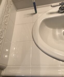 Grout Pen White Tile Paint Marker: Waterproof Grout Paint, Tile Grout Colorant and Sealer Pen - White, Narrow 5mm Tip (7mL) Narrow Tip 43 B1GgqlYy1eS