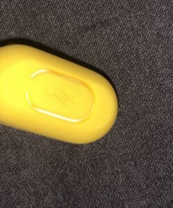 SATLITOG AirPods Case Cover with Secure Lock Keychain, Protective Silicone Cover Compatible with Apple AirPods 2nd & 1st Charging Case - Yellow 49 B1HS3vlukIS 1