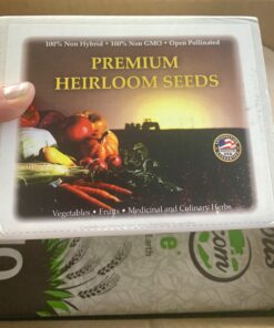 Heirloom Seeds for Planting Vegetables and Fruits - Survival Essentials 135 Variety Seed Vault - Medicinal Herb Seeds - Grow Healthy Non-GMO Food 64 B1HpN0Yc7XS