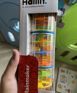 Halilit by Edushape Rainmaker - 8 Inch Rainstick Musical Instrument for Babies, Toddlers and Kids - Educational Toy for Sensory Developmental Rhythm Shaker 24 B1I19nPgLuS