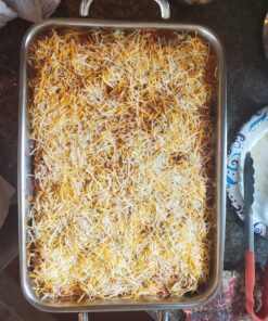 Cuisinart 7117-14RR 14-Inch Chef's-Classic Cookware-Collection, Lasagna Pan w/Stainless Roasting Rack, Stainless Steel 14 B1IDIQMixzS