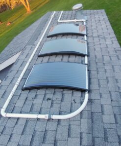 GAME 4721-BB SolarPRO Curve Solar Pool Heater, Made for Intex & Bestway Above-Ground and Inground Pools, Includes Intex Adapters, 2 Hoses & Clamps 43 B1IY O54izS 2