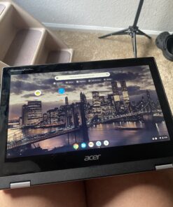 Acer Chromebook Spin 311 Convertible Laptop, Intel Celeron N4020, 11.6" HD Touch, 4GB LPDDR4, 32GB eMMC, Gigabit Wi-Fi 5, Bluetooth 5.0, Google Chrome, CP311-2H-C679 57 B1Igt3WT77S