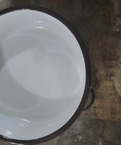 Granite Ware Enamel on Steel Dish Pan with handles, 15-Quart capacity, Speckled White 15 Quart 32 B1IuJjJtONS