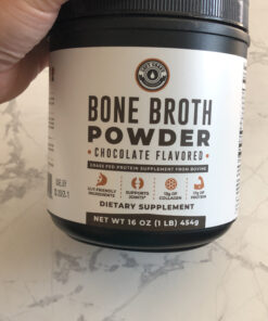 Left Coast Performance Bone Broth Protein Powder Chocolate 1 lb, Grass Fed, Non-GMO Ingredients, Gut-Friendly*, Dairy Free Protein Powder 1 Pound (Pack of 1) 25 B1J7XWnv7FS